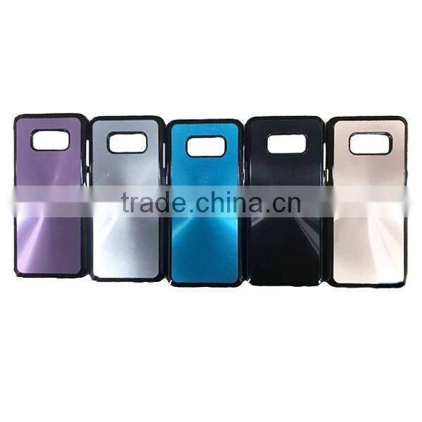 New Arrival High Quality PC Buttom With CD Pattern Aluminum Patch Shell For Samsung S8 & Plus