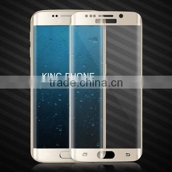Mobile phone screen protective film,tempered glass screen protector for Samsung s6 edge , touch screen glass film