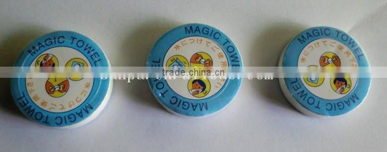 Hangzhou Good Quality Cheap Compressed Non-Woven Terry Towel 100% Cotton