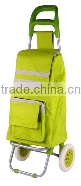 Large Capacity Light Weight Wheeled Shopping Trolley Push Cart Bag