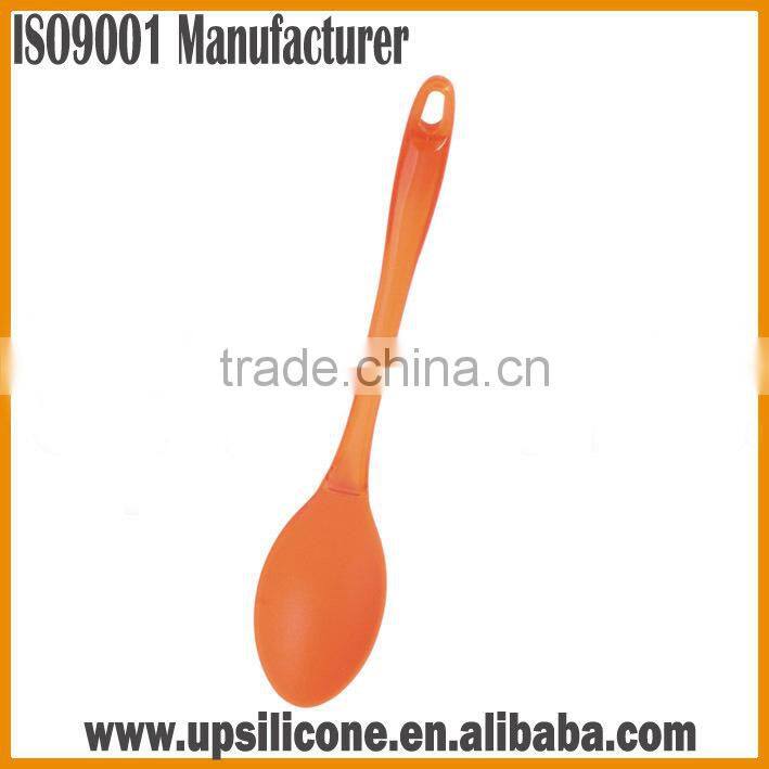 2015 New Full High Quality Kitchen Accessory Silicone Rubber Solid Spoon