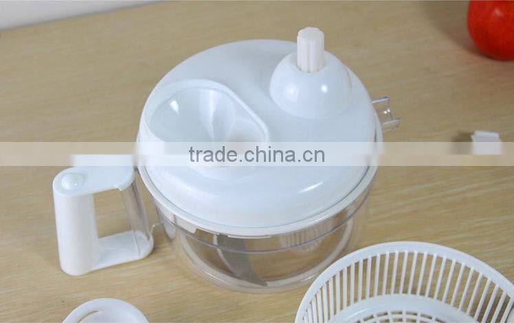 Hand crank veggie chopper as seen on tv