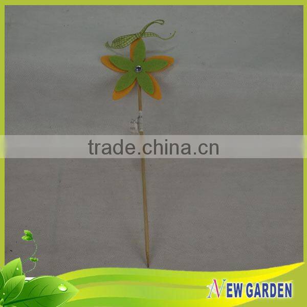 Custom High Quality Natural Decorative Wooden Stick For Flower pot