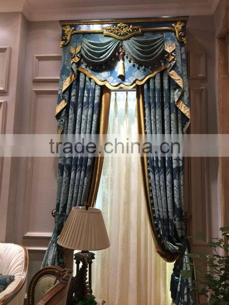 Window decorative hand made hanging curtain pelmet