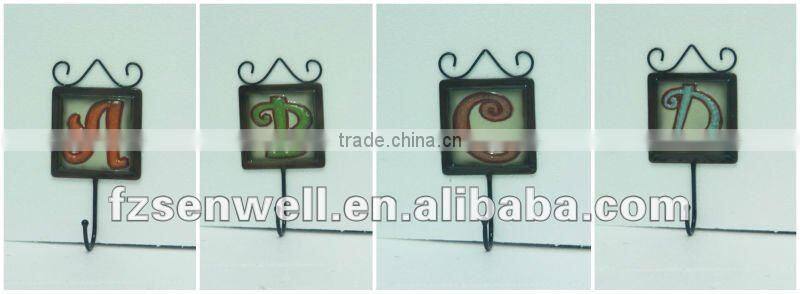 Unique iron wall single hook