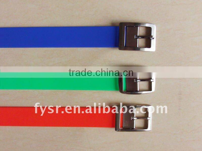 Fashion colorful custom silicone Jelly Belt