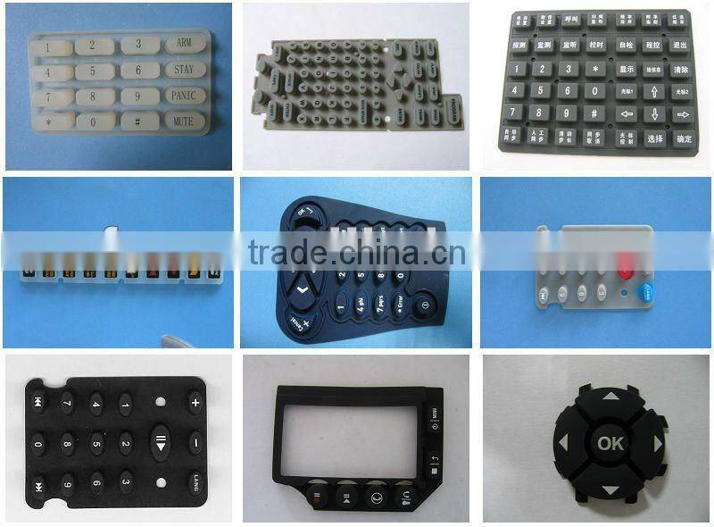 silicone rubber keypad for remote control