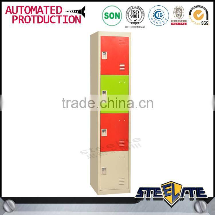 Hot selling 4 Door Metal Locker/Cloth Locker/ Gym Locker