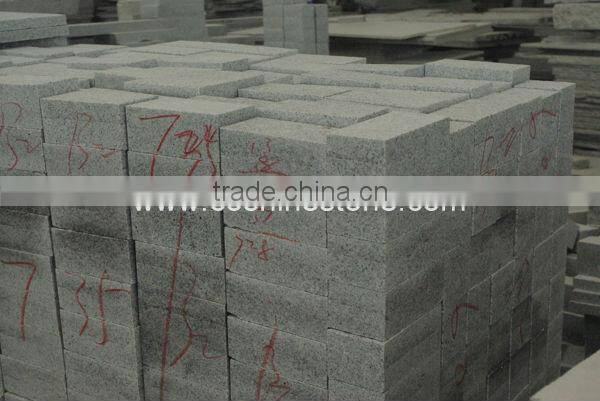 Flamed G603 cube stone