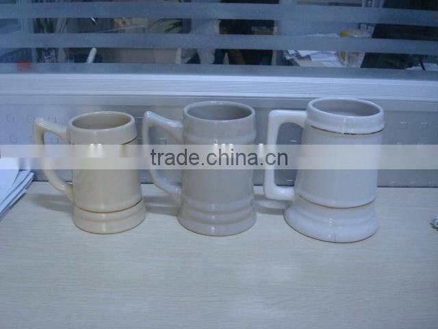 18oz beer mug with decal