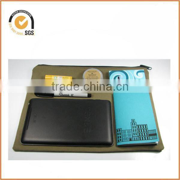 Large canvas camping graphic zipper pouch - Camping gear - Camping - Caravan - Travel gift- wedding gift - Travel pouch