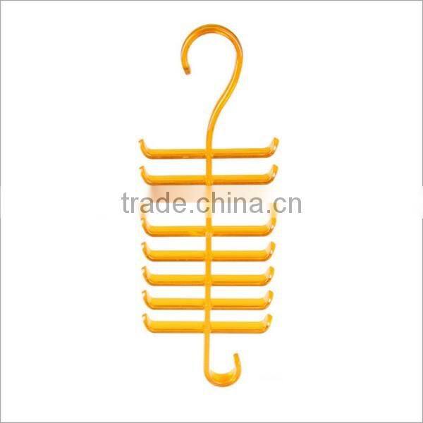 cheap new design plastic hanger/custom cheap plastic hanger for scarf/custom cheap hanger manufacturer