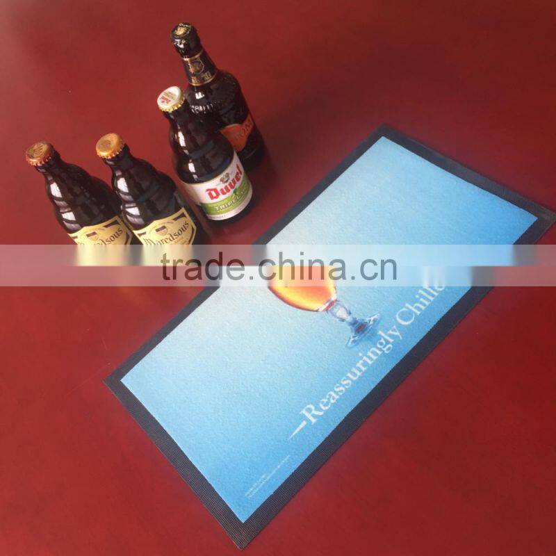 high quality non woven OEM custom rubber bar mat