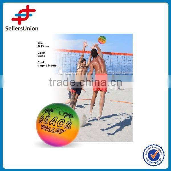 Inflatable beach ball, colorful beach ball popping