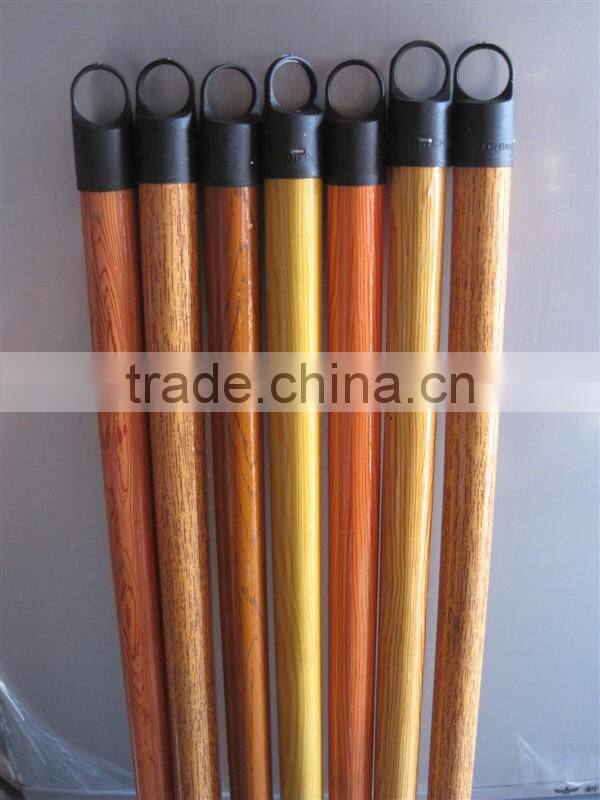pvc cover wooden handle for broom ,wooden broom stick,brush handle