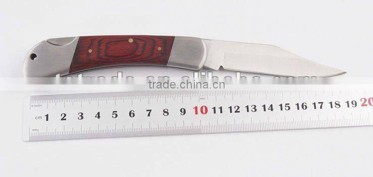 New design Multi functional stainless steel folding pocket strider knife 206