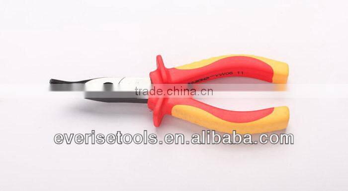 6" VDE insulated bent nose pliers with GS/VDE certificate