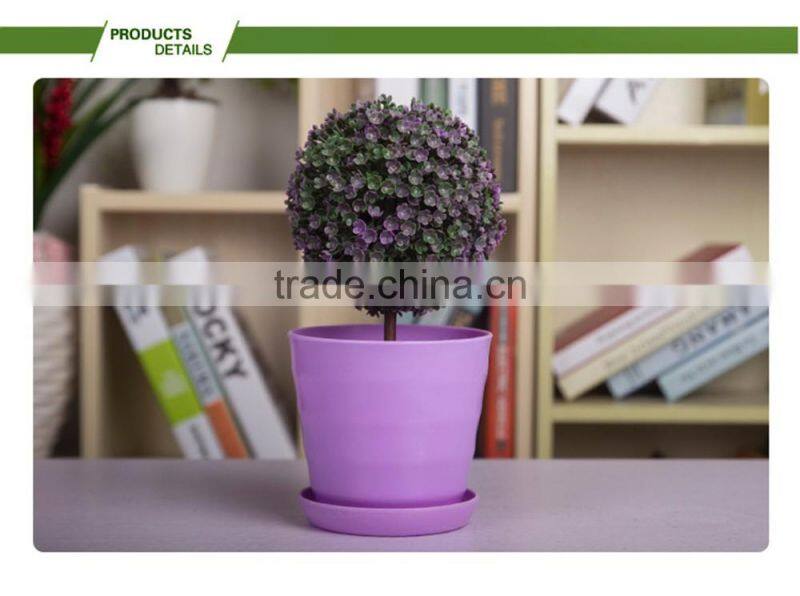 plastic wave shaped garden flower pot