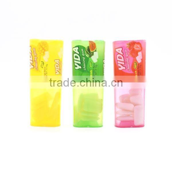 YIDA Plastic Portable Botlle Fruit Fresh Xylitol Chewing Gum Candy