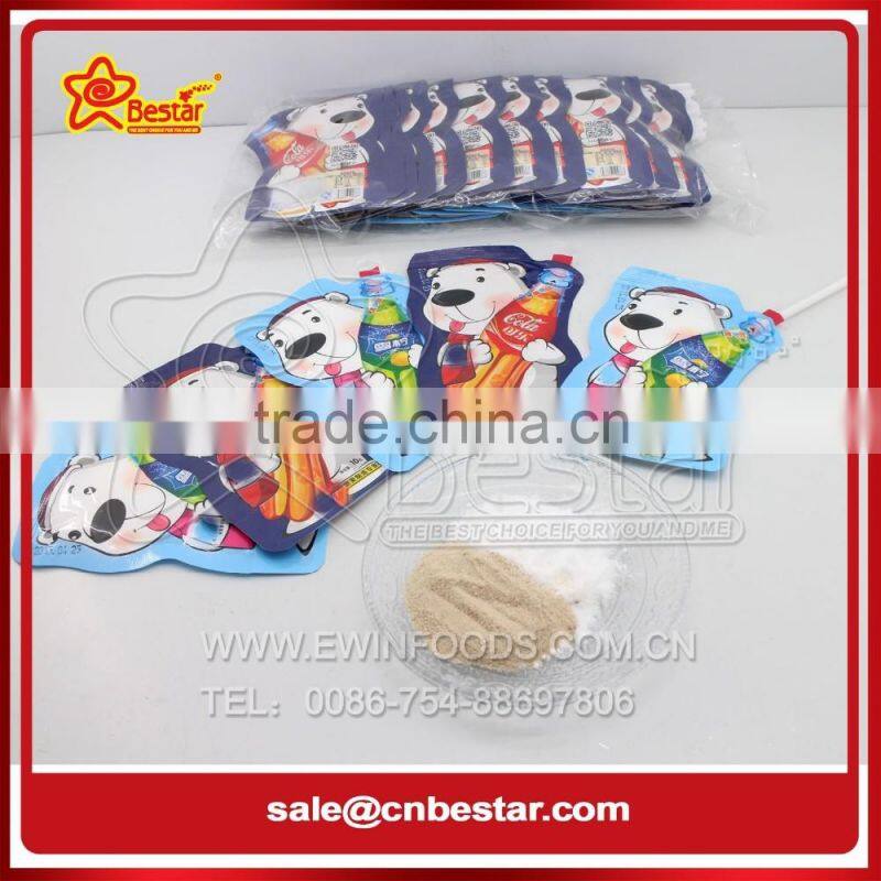 Toy Gas Tank with Sour Powder Candy Fruity Flavor