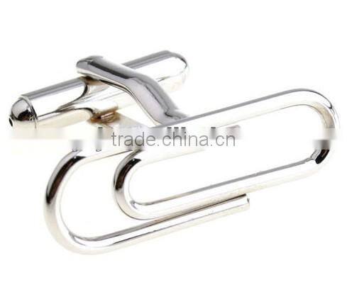 Paper clip cufflink Chinese cuff link manufacturer and supplier