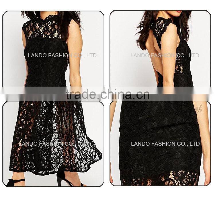 Ladies new sex model split gown dress & ladies fashion lace party wear gown dresses