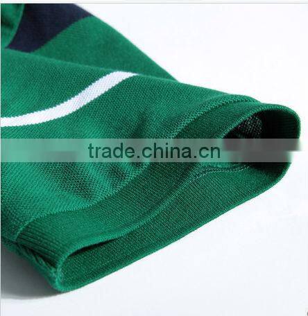 Yarn-dyed men pique polo shirt