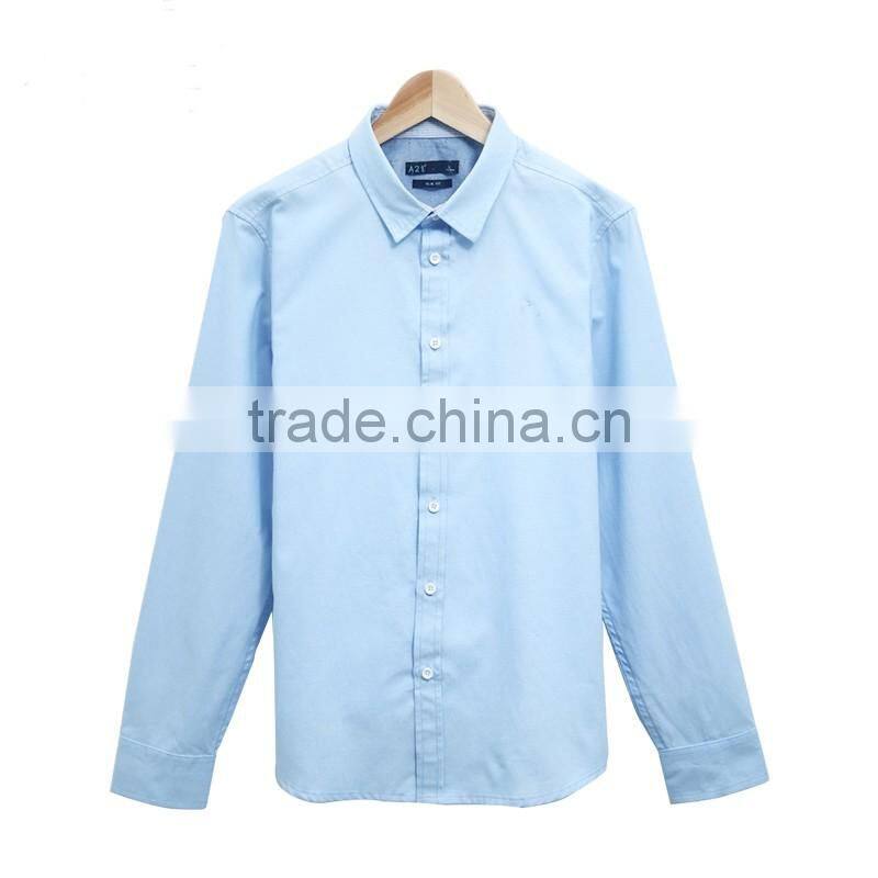 cotton long sleeve plain t-shirt for men shirts 2016