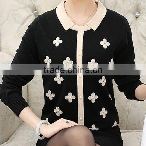 high quality woolen sweater designs for ladies,wholesale sweater as knitting sweater for ladies