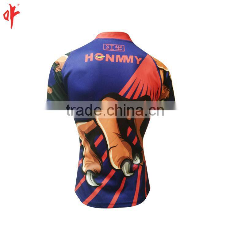High quality wholesale custom sublimated rugby jersey