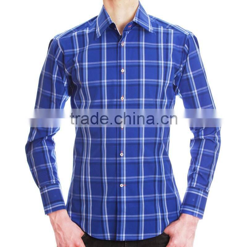 Custom design pattern men shirt cotton collection