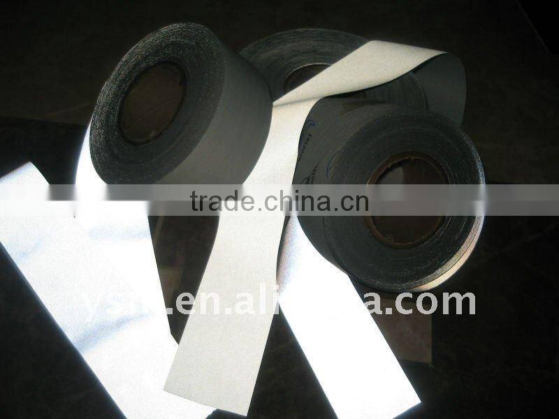 silver EN471 reflective fabric tape for safty garments