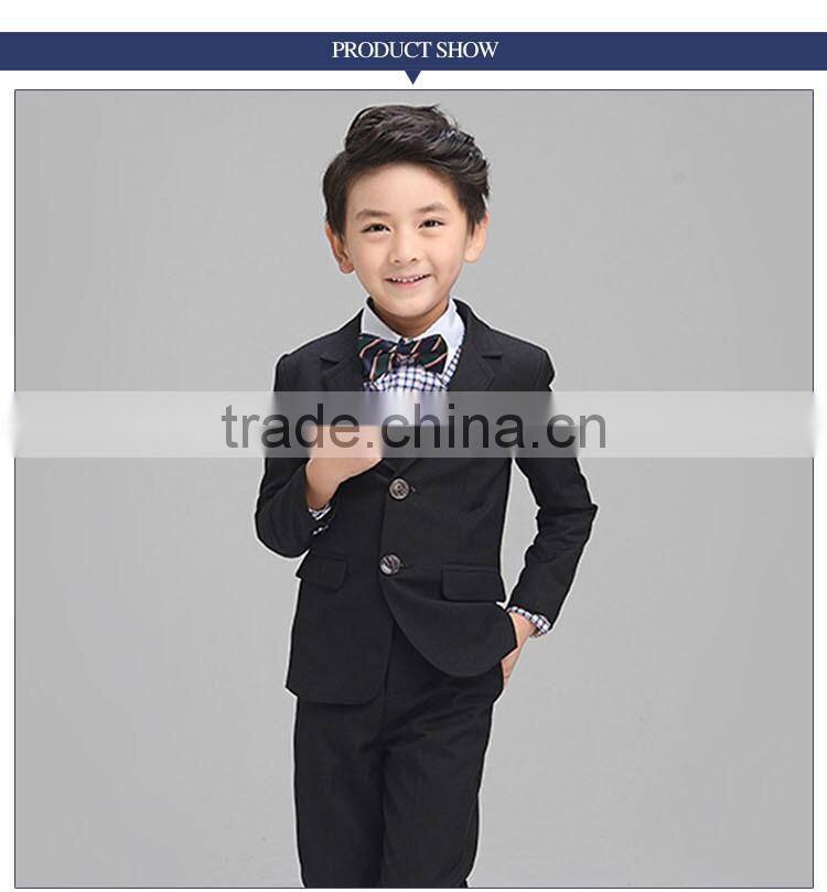 wholesale Boys Pant formal dress black color suit