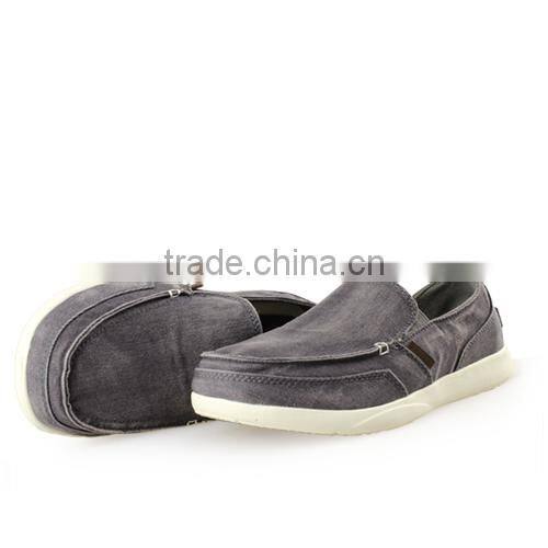 fashion jean casual shoes for men relaxation, made in china high quality casual canvas shoes sample for men
