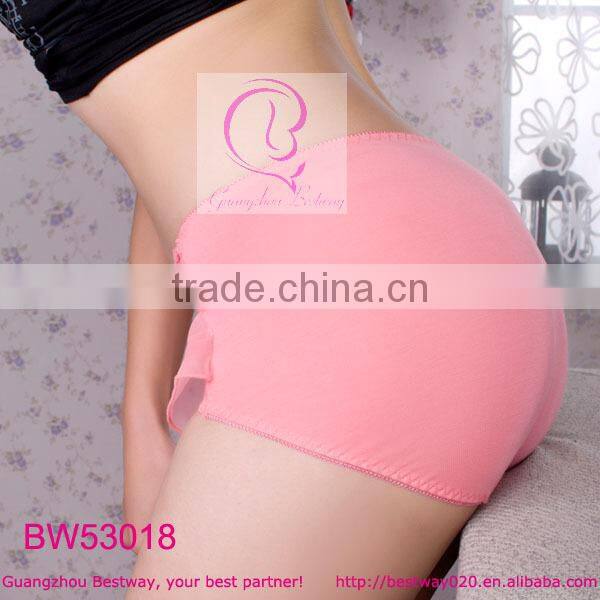 Sexy pink high rise briefs