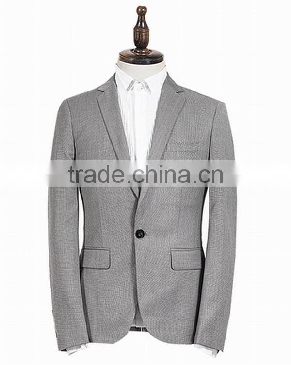 Executive Casual Single Breasted 1-Button Slim Fit Suit