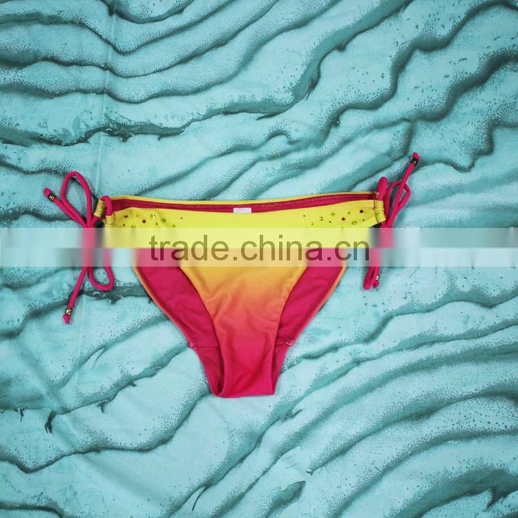 Sun Protect Material Bikinis Trendy fashion Girls Shiny Swimsuits