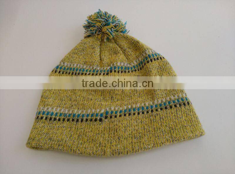 High Quality Cheap Custom Winter Hat With POMPOM