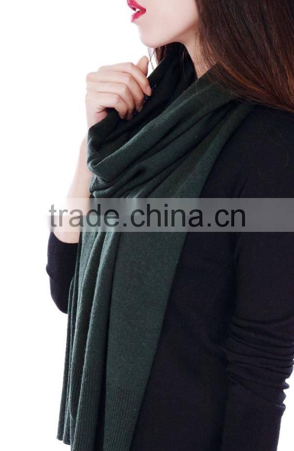 High quality diamond pattern pure cashmere stole shawl scarf