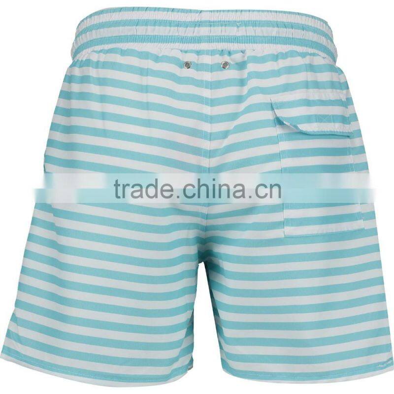 stripe swimming shorts polyester shorts all over printing shorts