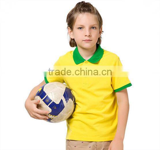 cheap blank customize short sleeve polo shirts for kid