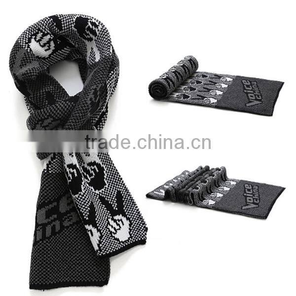 1 pc hot sale factory price length 180 cm and width 30 cm warm winter men kintted scarves