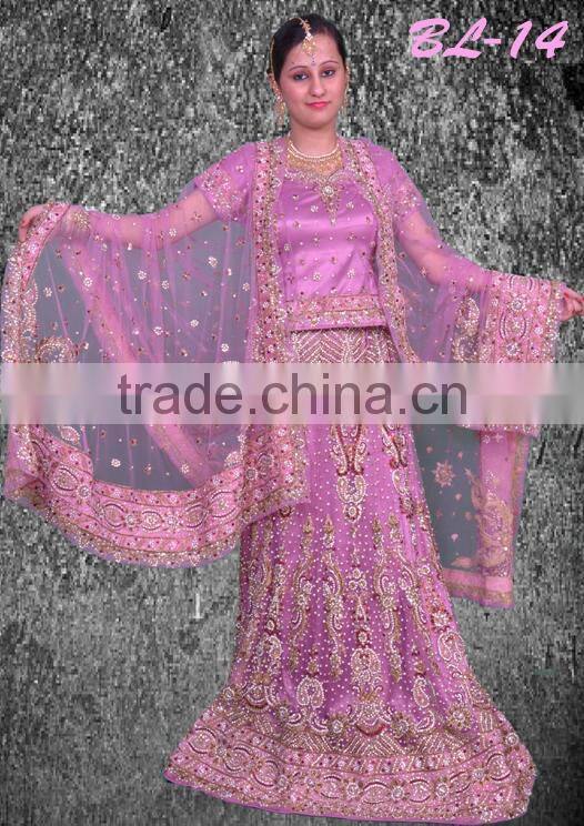 Designer embroidered bridal lehenga