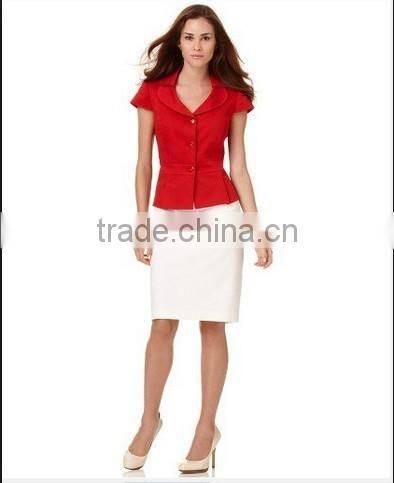 Ladies elegant business suit uniform sets, women office uniform design 2014 newest style, fashion lady suit sets office workwear