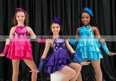 2014 girls competition dance wear tutu dress costume kids&teen -princess girls dress costume-shiny country girl ballet dance
