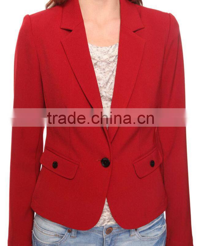 Women's Button Trim Blazer