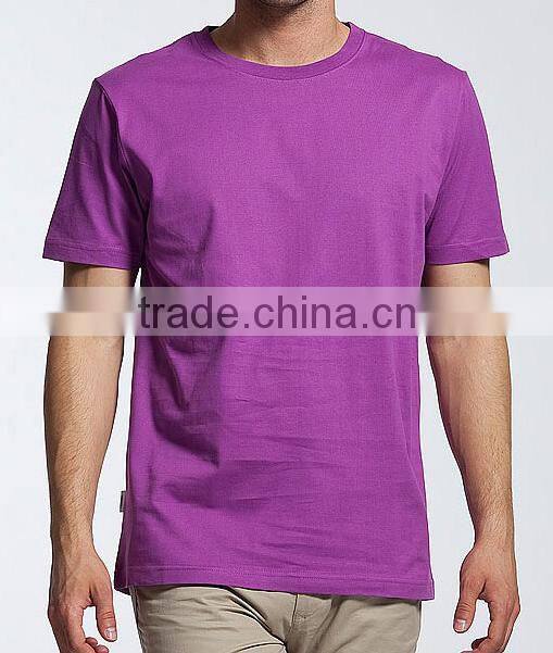 short sleeves round collar basic t-shirt for men