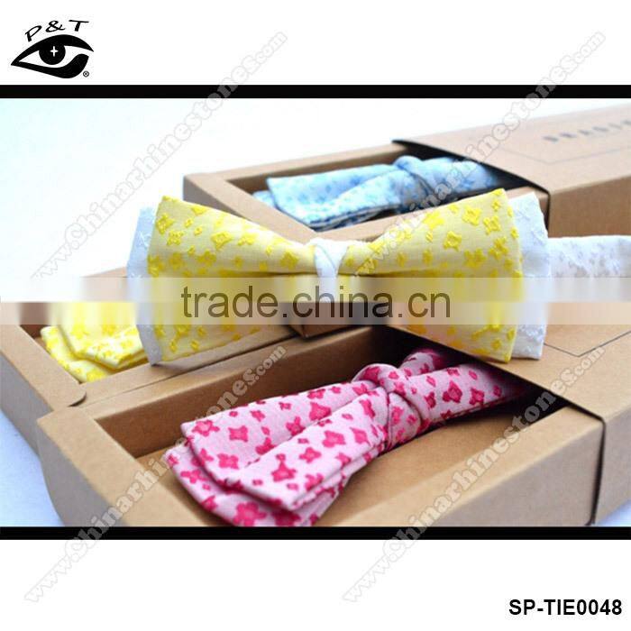 9 Colors New Bow Tie 10x4CM Jacquard Silk Bow Tie for Men