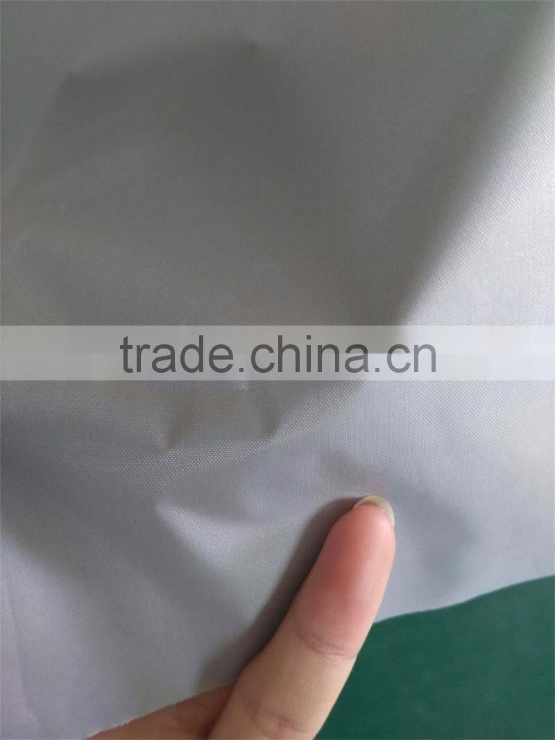Wholesale EN471 high visibility standard polyester coated silver reflective fabric