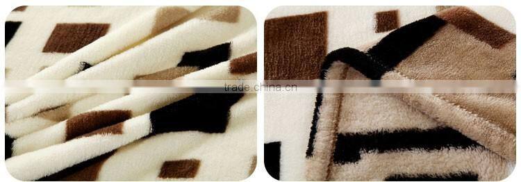 Promotional Polyester Super Soft Thick Fleece Blanket